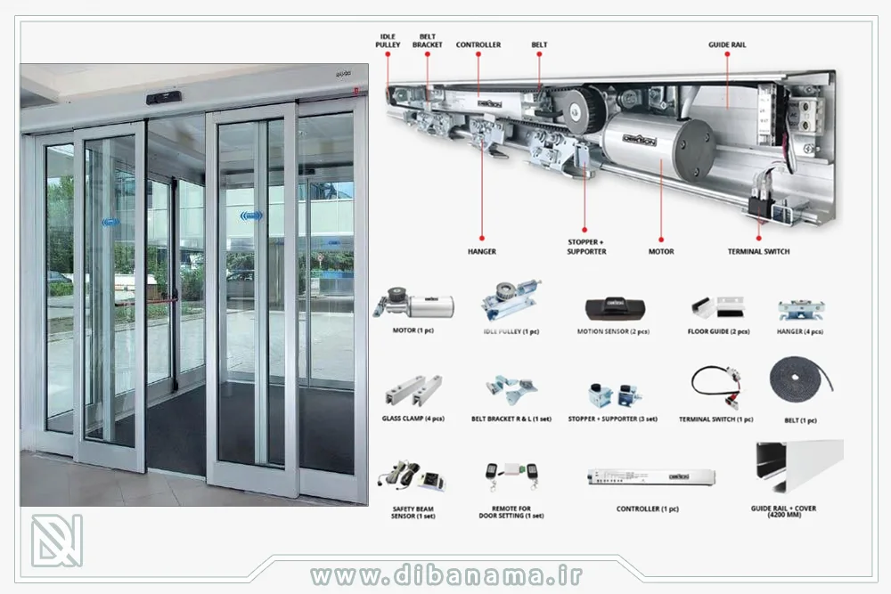 اجزا درب اتوماتیک